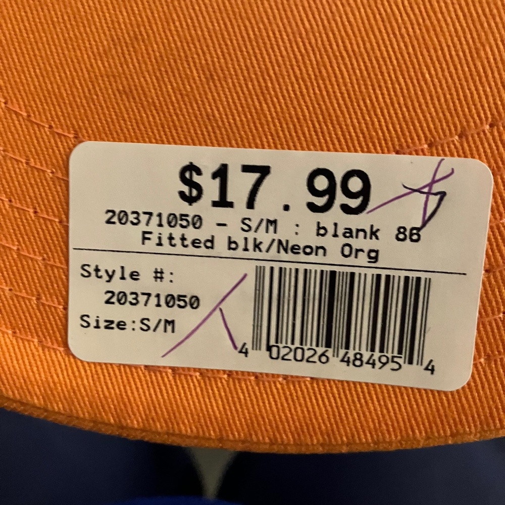 Plain baseball caps